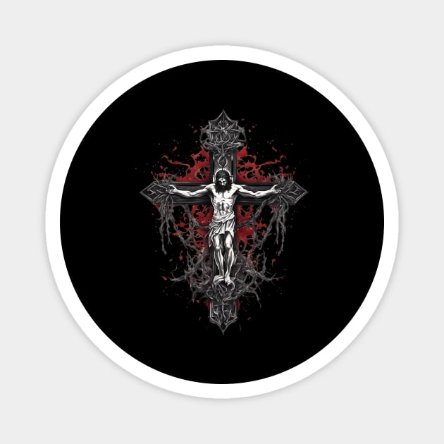 The Power Of Christ Compels You Magnet by animegirlnft